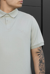 Фото - Мужское однотонное поло Staff we logo light olive - Men box