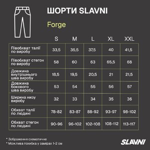 Фото - Мужские шорты Slavni Forge черно-серого цвета - Men box