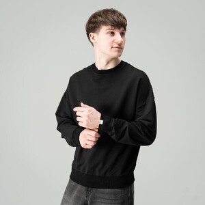 Фото - Чоловічий базовий світшот Slavni Element чорного кольору - Men box