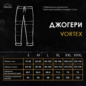Фото - Мужские темно-серые джогеры Pobedov Vortex из качественной ткани - Men box