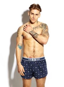 Фото - Удобные семейные трусы с якорями Pink Hero - Men box