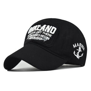 Фото - Молодежная кепка Narason черного цвета с лого Oakland - Men box