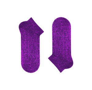Фото - Короткі блискучі шкарпетки SOX Violet dust. Колір: фіолетовий - Men box