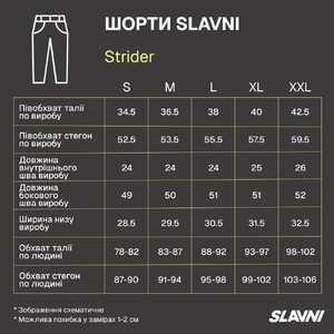 Фото - Мужские шорты Slavni Strider с 5 карманами цвет антрацит - Men box