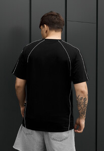 Фото - Чоловіча футболка Staff kant black з білими полосками - Men box