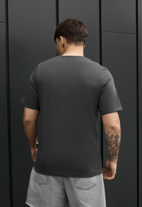 Фото - Чоловіча однотонна футболка Staff dark gray logo - Men box