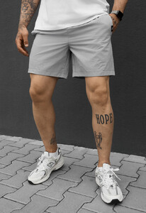 Фото - Чоловічі пляжні шорти Staff po light gray з кишенями - Men box