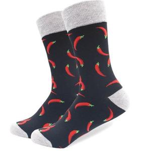 Фото - Черные мужские носки с перцом чили от Friendly Socks - Men box