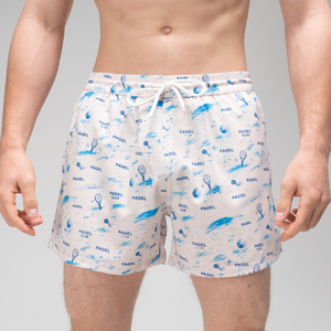 Фото - Чоловічі шорти для плавання Slavni Swimming Pool Print молочно-блакитні - Men box