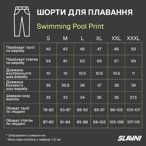 Фото - Чоловічі шорти для плавання Slavni Swimming Pool Print молочно-блакитні - Men box