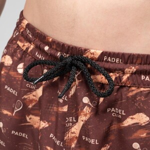 Фото - Мужские шорты для плавания Slavni Swimming Pool Print шоколадного цвета - Men box