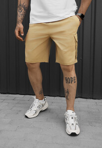 Фото - Чоловічі шорти Staff cargo ski beige з кишенями - Men box