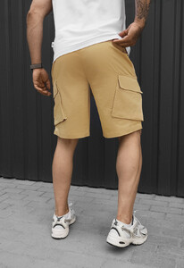 Фото - Чоловічі шорти Staff cargo ski beige з кишенями - Men box