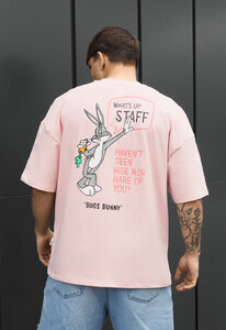 Фото - Мужская футболка Staff what&rsquo;s up oversize с принтом - Men box