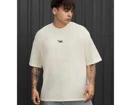 Фото - Мужская практичная футболка Staff logo milk oversize - Men box