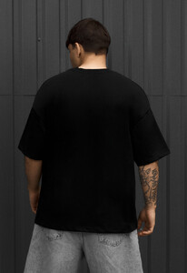 Фото - Мужская практичная футболка Staff logo black oversize - Men box