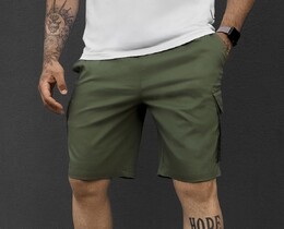 Фото - Чоловічі шорти Staff cargo ski khaki з кишенями - Men box