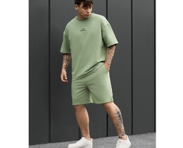 Фото - Мужской летний комплект футболка + шорты Staff no green oversize - Men box