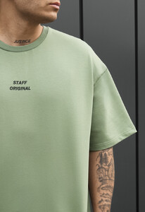 Фото - Чоловічий літній комплект футболка + шорти Staff no green oversize - Men box