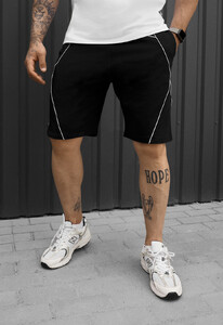 Фото - Мужские спортивные трикотажные шорты Staff rag black - Men box