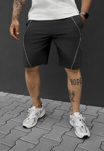Фото - Мужские спортивные трикотажные шорты Staff rag dark gray - Men box