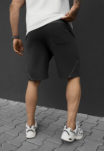 Фото - Мужские спортивные трикотажные шорты Staff rag dark gray - Men box