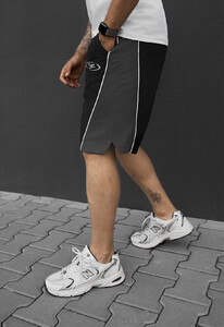 Фото - Мужские базовые пляжные шорты Staff nom black & gray reflective - Men box