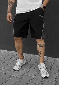 Фото - Мужские базовые пляжные шорты Staff nom black & gray reflective - Men box