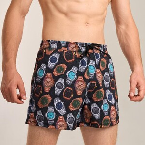Фото - Чоловічі шорти для плавання Slavni Swimming Pool Print Hodynnyky - Men box