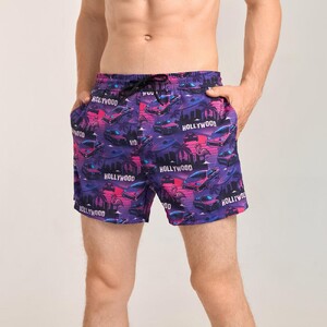 Фото - Чоловічі шорти для плавання Slavni Swimming Pool Print Hollywood - Men box