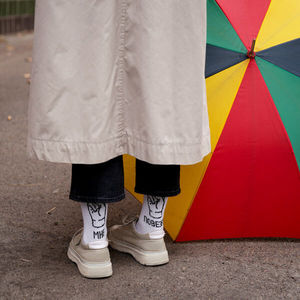 Фото - Отличные носочки SOX с надписью "МНЕ ПОВЕЗЕТ" - Men box