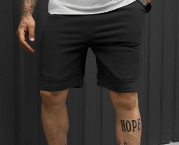 Фото - Чоловічі бавовняні трикотажні шорти Staff ry dark gray - Men box