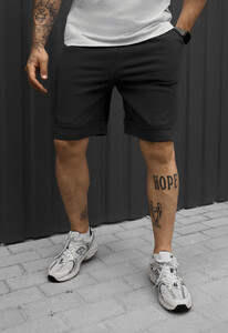 Фото - Чоловічі бавовняні трикотажні шорти Staff ry dark gray - Men box