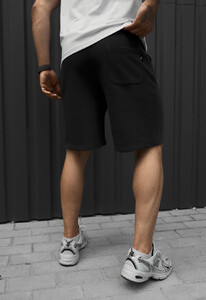 Фото - Мужские удобные трикотажные шорты Staff dje dark gray logo - Men box