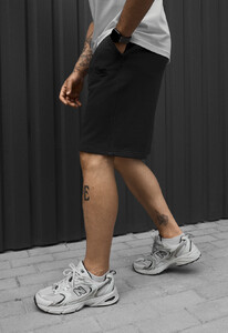Фото - Мужские удобные трикотажные шорты Staff dje dark gray logo - Men box