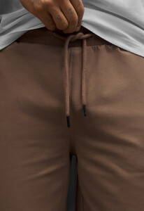 Фото - Чоловічі трикотажні шорти Staff brown logo на літо - Men box