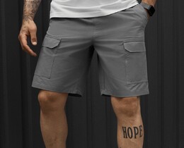 Фото - Чоловічі шорти Staff cargo kr gray з якісної європейської бавовни - Men box