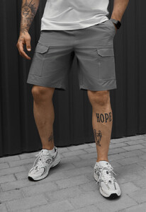 Фото - Чоловічі шорти Staff cargo kr gray з якісної європейської бавовни - Men box