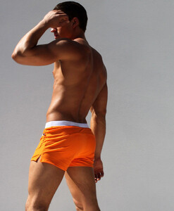 Фото - Плавки у вигляді шортів АQUX помаранчеві - Men box
