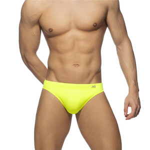 Фото - Плавки молодежные Sport Line с пуш-ап. Цвет: желтый - Men box