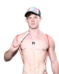 Фото - Веер от Andrew Christian Rainbow Pride разноцветный - Men box