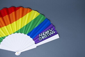Фото - Веер от Andrew Christian Rainbow Pride разноцветный - Men box