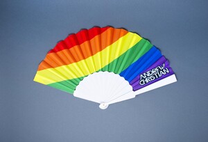 Фото - Веер от Andrew Christian Rainbow Pride разноцветный - Men box