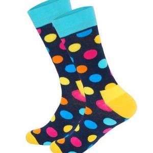 Фото - Високі шкарпетки Friendly Socks. Колір темно-синій. Артикул: 27-0020 - Men box