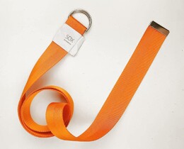 Фото - Ремень от SOX с D-образным кольцом оранжевого цвета - Men box