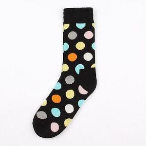 Фото - Мужские носки черного цвета в разноцветный горох Friendly Socks - Men box