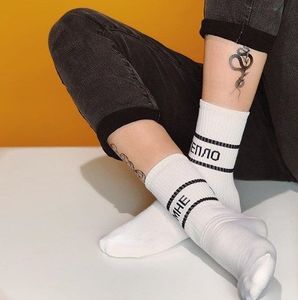 Фото - Белые носки SOX с надписью "Мне тепло" - Men box