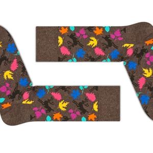 Фото - Шкарпетки Friendly Socks коричневі з осіннім принтом - Men box