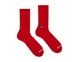 Фото - Шкарпетки однотонні від Sammy Icon червоного кольору Chili - Men box