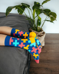 Фото - Высокие носки унисекс Sammy Icon Cross Berries разноцветные - Men box